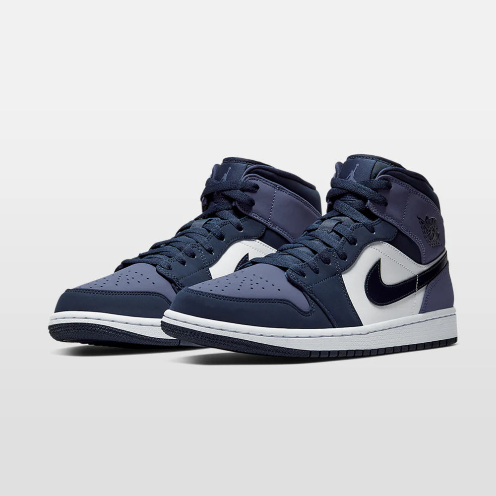 Jordan 1 "Obsidian Sanded Purple" Mid /factory outlet edition